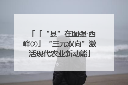 「“县”在图强·西峰②」“三元双向”激活现代农业新动能