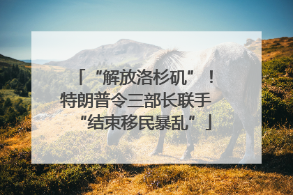 “解放洛杉矶”！特朗普令三部长联手“结束移民暴乱”