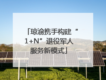 琼渝携手构建“1+N”退役军人服务新模式