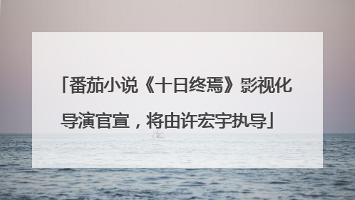 番茄小说《十日终焉》影视化导演官宣，将由许宏宇执导