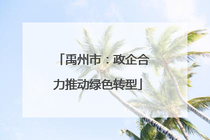 禹州市：政企合力推动绿色转型