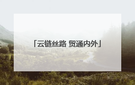 云链丝路 贸通内外
