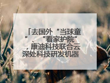 去国外“当球童”、“看家护院”，康迪科技联合云深处科技研发机器狗出海新场景
