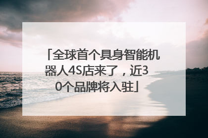 全球首个具身智能机器人4S店来了，近30个品牌将入驻