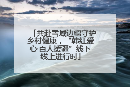 共赴雪域边疆守护乡村健康，“韩红爱心·百人援疆”线下线上进行时