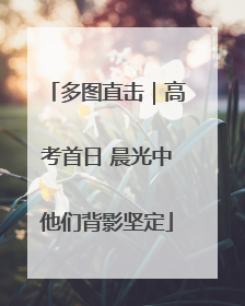 多图直击｜高考首日 晨光中他们背影坚定