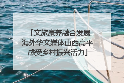 文旅康养融合发展 海外华文媒体山西高平感受乡村振兴活力