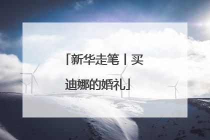 新华走笔丨买迪娜的婚礼