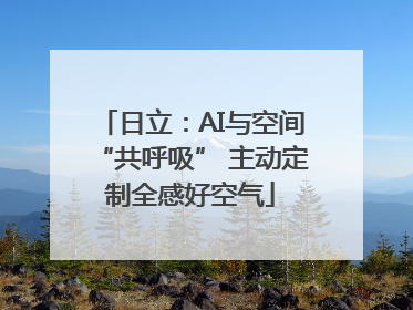 日立：AI与空间“共呼吸” 主动定制全感好空气