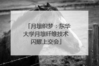 月壤织梦：东华大学月壤纤维技术闪耀上交会