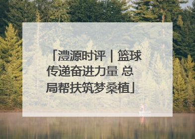 澧源时评｜篮球传递奋进力量 总局帮扶筑梦桑植