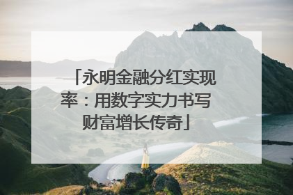 永明金融分红实现率：用数字实力书写财富增长传奇