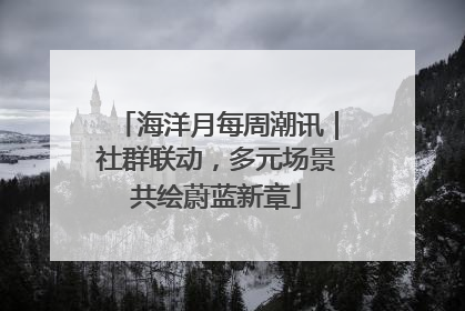 海洋月每周潮讯｜社群联动，多元场景共绘蔚蓝新章
