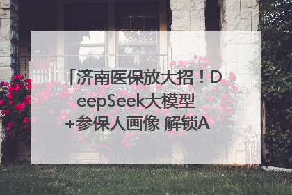济南医保放大招！DeepSeek大模型+参保人画像 解锁AI医保管家新体验