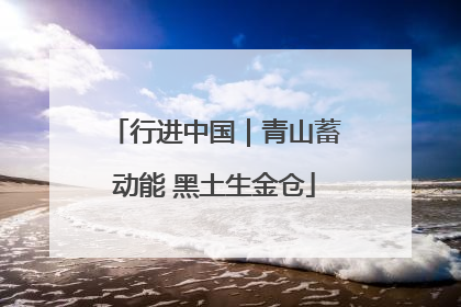 行进中国｜青山蓄动能 黑土生金仓