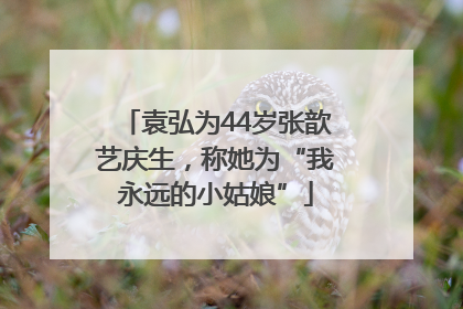 袁弘为44岁张歆艺庆生，称她为“我永远的小姑娘”