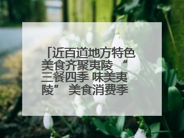 近百道地方特色美食齐聚夷陵 “三餐四季 味美夷陵” 美食消费季沸腾夏夜