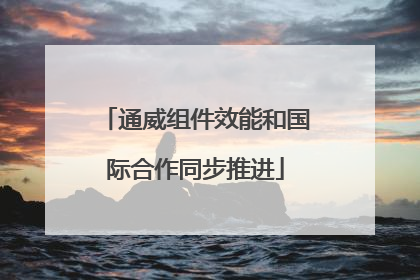 通威组件效能和国际合作同步推进