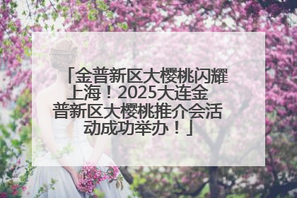 金普新区大樱桃闪耀上海！2025大连金普新区大樱桃推介会活动成功举办！