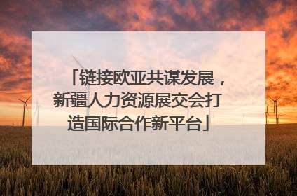 链接欧亚共谋发展，新疆人力资源展交会打造国际合作新平台