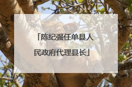 陈纪强任单县人民政府代理县长