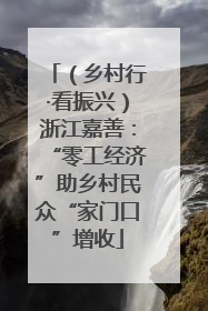 （乡村行·看振兴）浙江嘉善：“零工经济”助乡村民众“家门口”增收