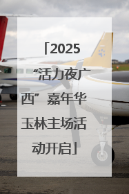 2025“活力夜广西”嘉年华玉林主场活动开启