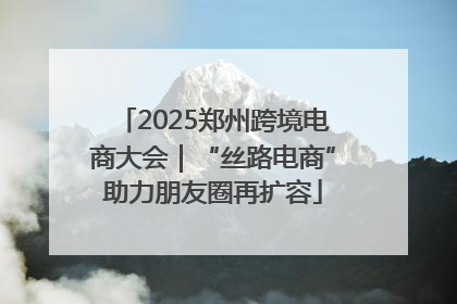 2025郑州跨境电商大会｜“丝路电商”助力朋友圈再扩容